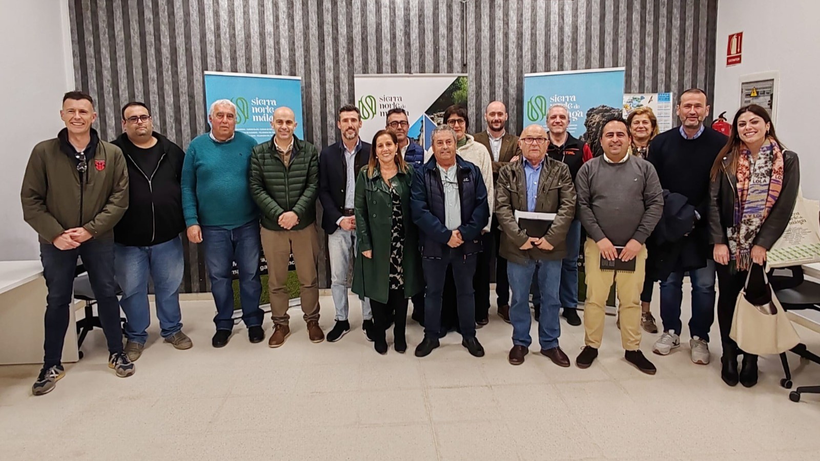 Integrantes de la Junta Directiva de la ADR Sierra Norte de Málaga para el periodo 2024-2028 (enero 2024)