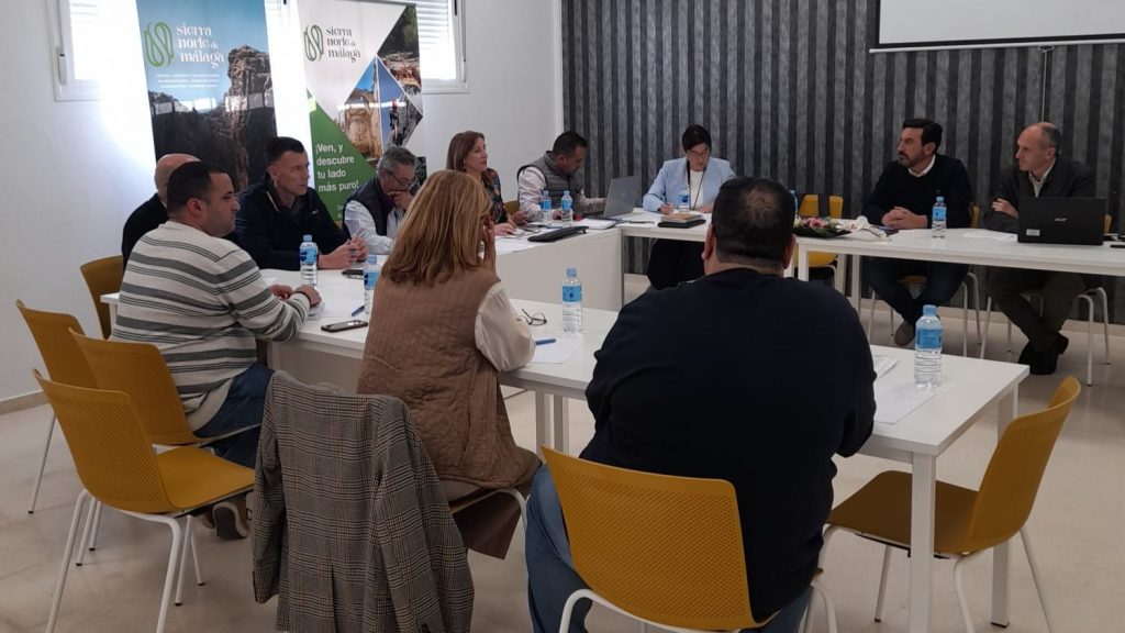 Reunión de la Junta Directiva de la ADR Sierra Norte de Málaga (marzo 2024)
