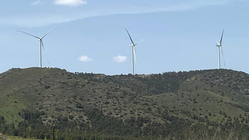 Aerogenadores instalados en la comarca de Antequera (mayo 2024)