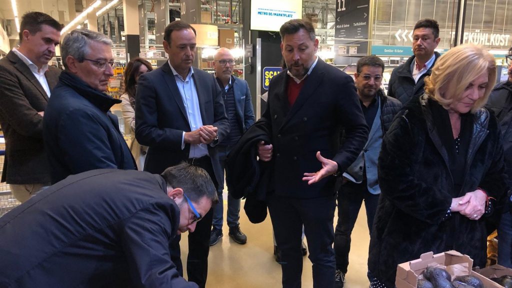 Delegación de Sabor a Málaga en las instalaciones de Metro en Dusseldorf