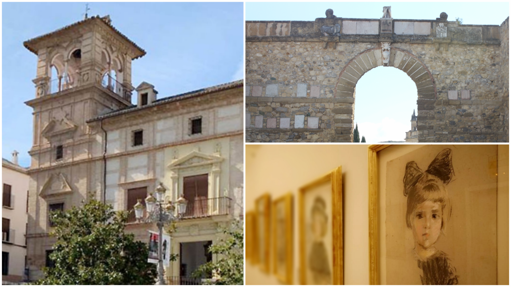Museo de la Ciudad de Antequera, Arco de los Gigantes y obras de José María Fernández