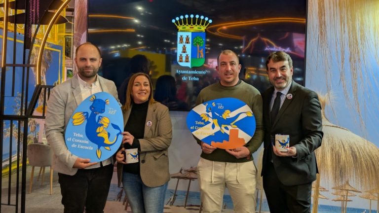 Promoción de Teba en el estand de Turismo Costa del Sol en FITUR 2025 (enero 2025)
