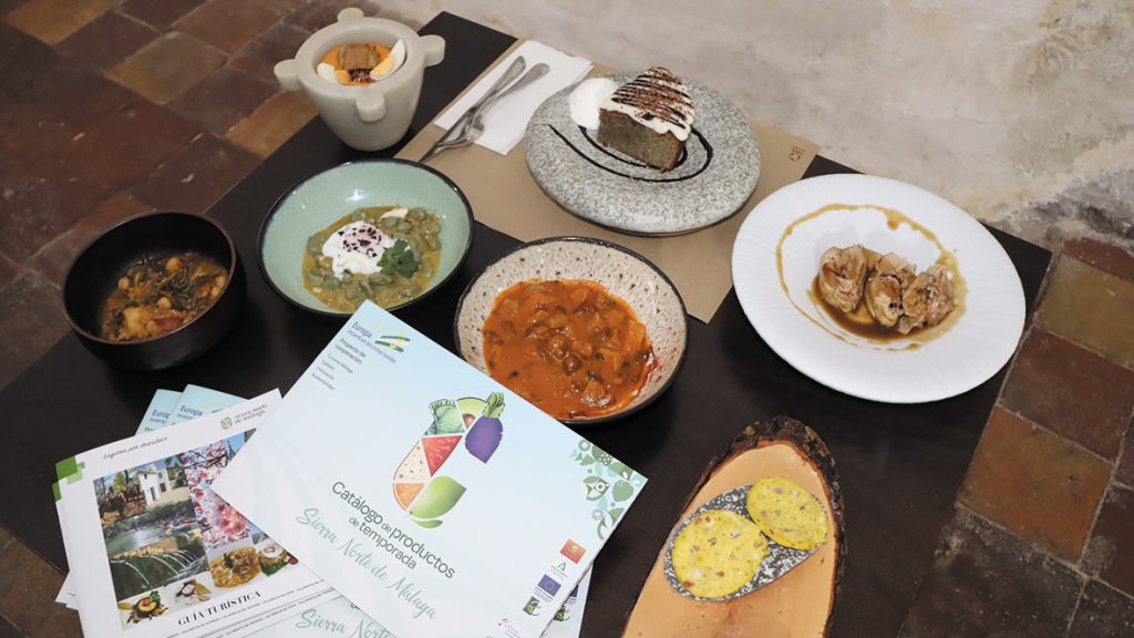 Menú degustación que hace un recorrido por los siete municipios de la Sierra Norte de Málaga.