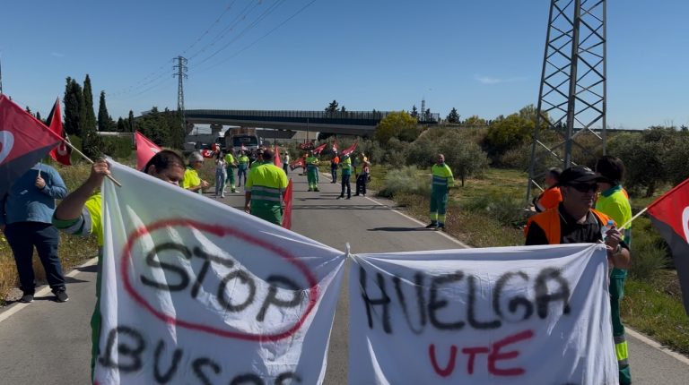 Marcha hasta la instalaciones del Complejo Medioambiental Valsequillo de Antequera organizada por CGT (mayo 2025)