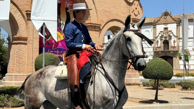 Caballista en la Real Feria de Agosto de Antequera (agosto 2024)