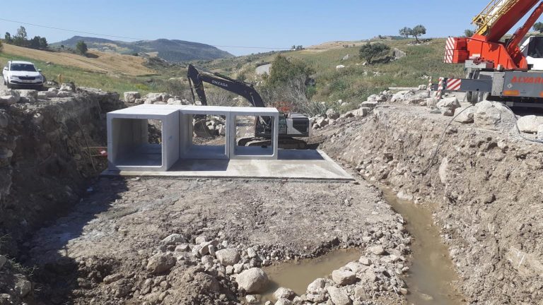 Obras para la restauración de un camino rural