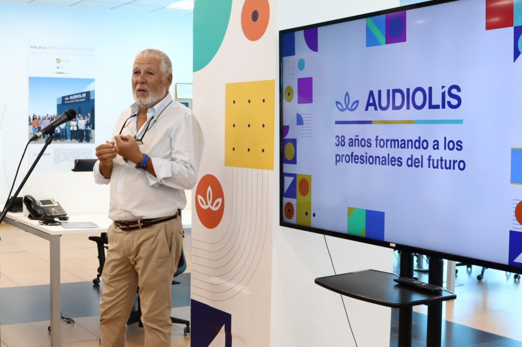 José Antonio Sánchez Cózar, en la instalaciones de Audiolís