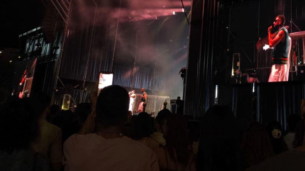 Asistente al concierto del dúo granadino Pepe y Vizio en la Real Feria de Agosto de Antequera (agosto 2025)