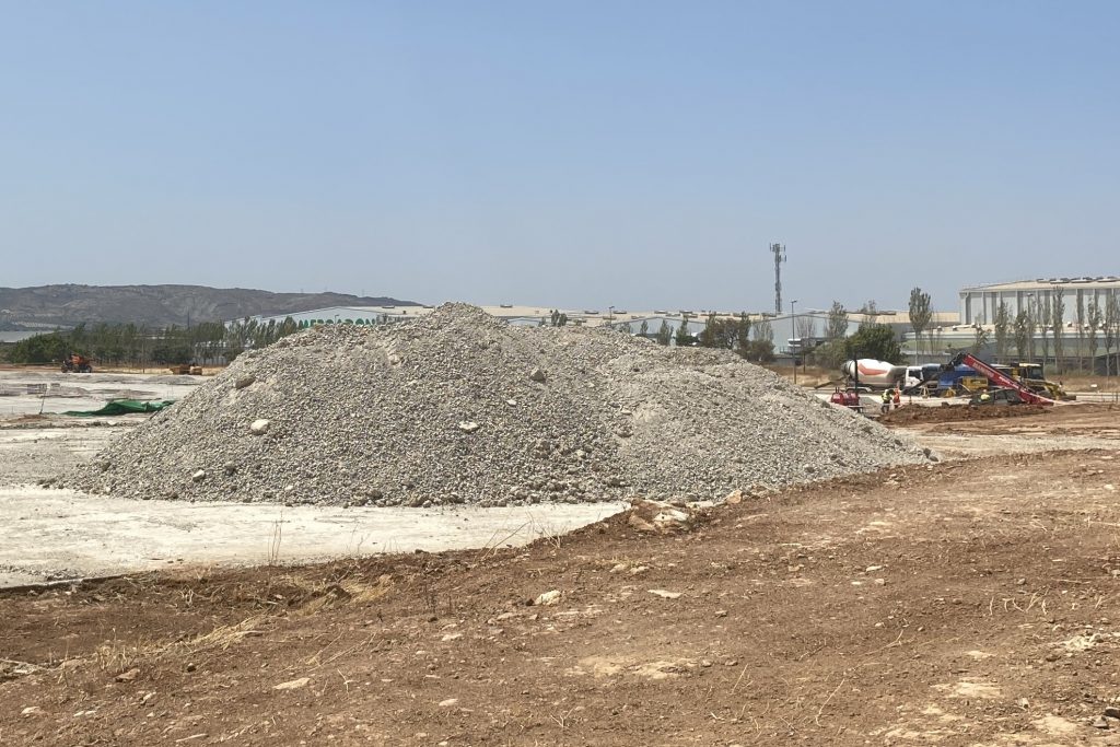 Los trabajos para construir las nuevas instalaciones de Leroy Merlin comenzaron en junio (agosto 2025)