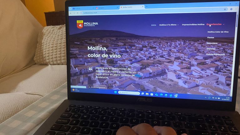 Nueva página web municipal de turismo de Mollina (agosto 2025)