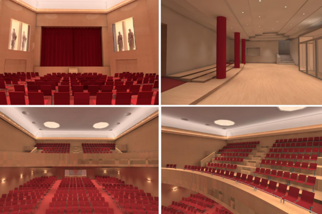 Recreación virtual del proyecto de remodelación del Teatro Torcal de Antequera