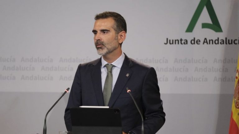 El consejero de Agua, Ramón Fernández-Pacheco, en la comparecencia posterior al Consejo de Gobierno de la Junta (septiembre 2025)