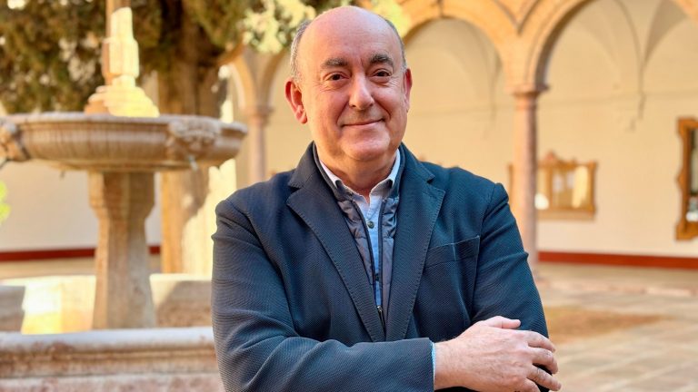 Juan de Dios del Pino Cabello, en el Ayuntamiento de Antequera
