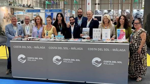 Expositor de Turismo Costa del Sol en la feria Tierra Adentro de Jaén