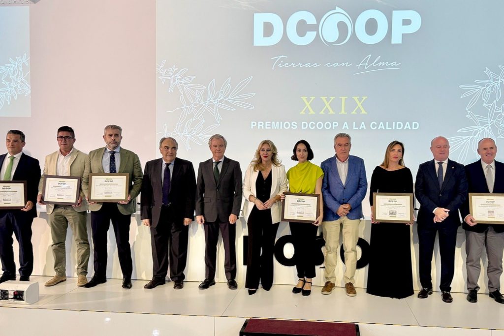 Cooperativas distinguidas en los XXIX Premios Dcoop a la Calidad del Aceite de Oliva en la campaña 2024-25
