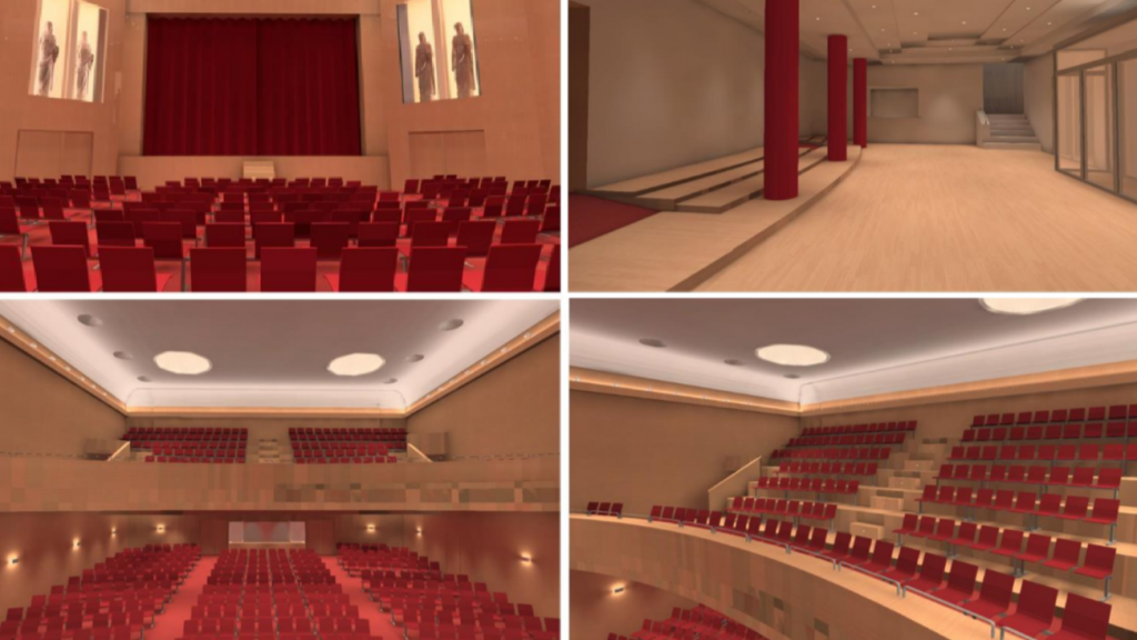 Recreación virtual del proyecto de remodelación del Teatro Torcal de Antequera (agosto 2025)