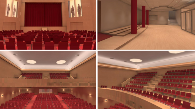 Recreación virtual del proyecto de remodelación del Teatro Torcal de Antequera (agosto 2025)