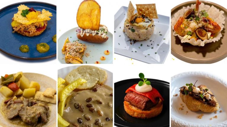 Propuestas gastronómicas saladas de la Ruta de la Tapa '100 Caños' 2025 de Villanueva del Trabuco