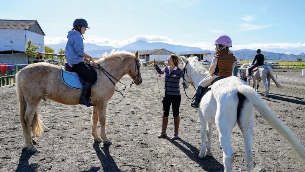 Monitoria con alumnas del centro ecuestre Equialia de Antequera