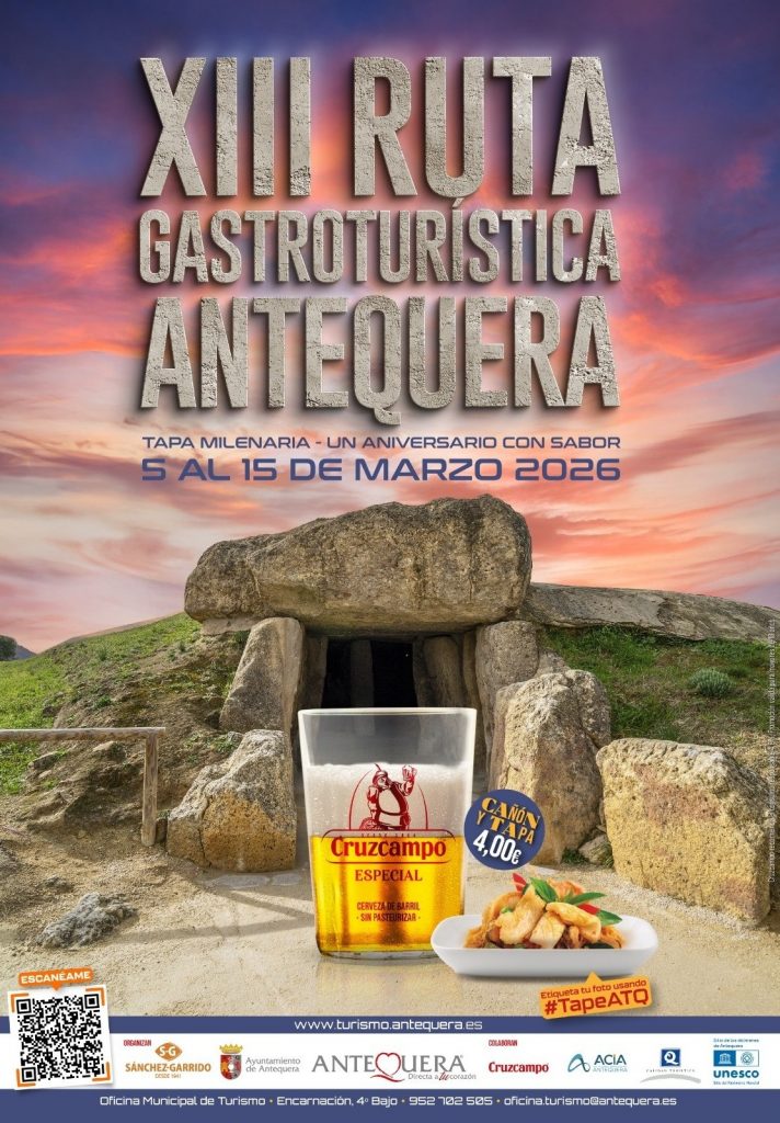 Cartel de la XIII Ruta Gastroturística de Antequera