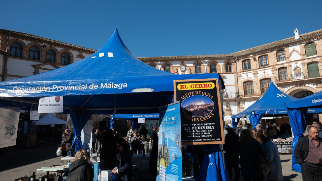 20260210 Expositores del mercado de la II Feria del Aceite, Productos Locales y Sabor a Málaga de Archidona