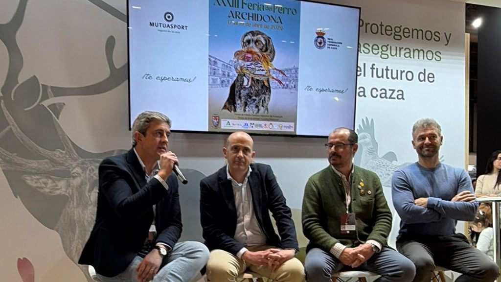 20260321 Presentación de la XXXIII Feria del Perro de Archionda en Cinegética 2026