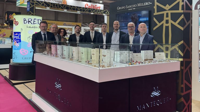 Expositor del Grupo Sancho Melero en la feria Alimentaria 2026