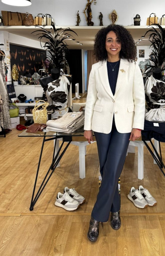 Jihan Chantoufi Benlamlih, en su establecimiento, sito en la calle Encarnación de Antequera