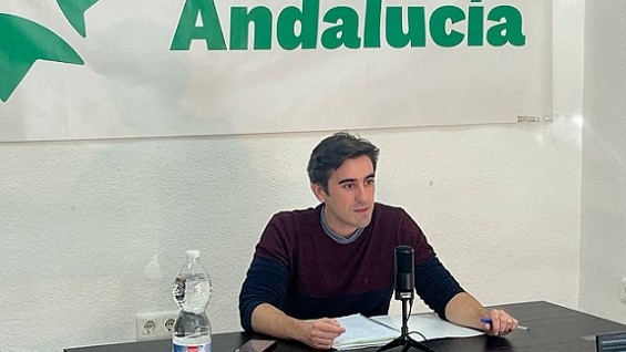 Luis Rodrigo, en la sede de Andelante Andalucía en Málaga