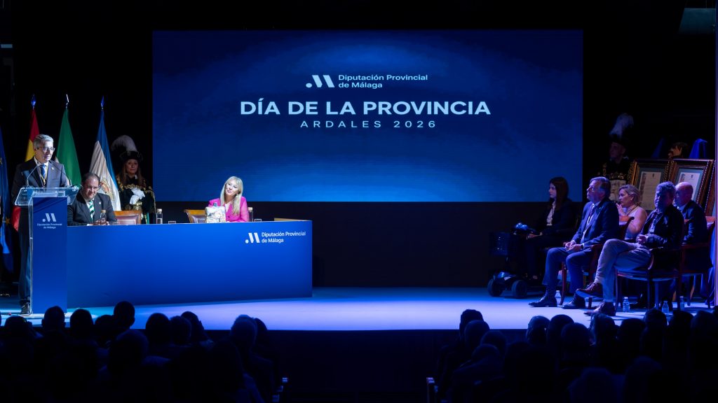 20260426 Francisco Salado, presidente de la Diputación, durante el acto institucional del Día de la Provincia