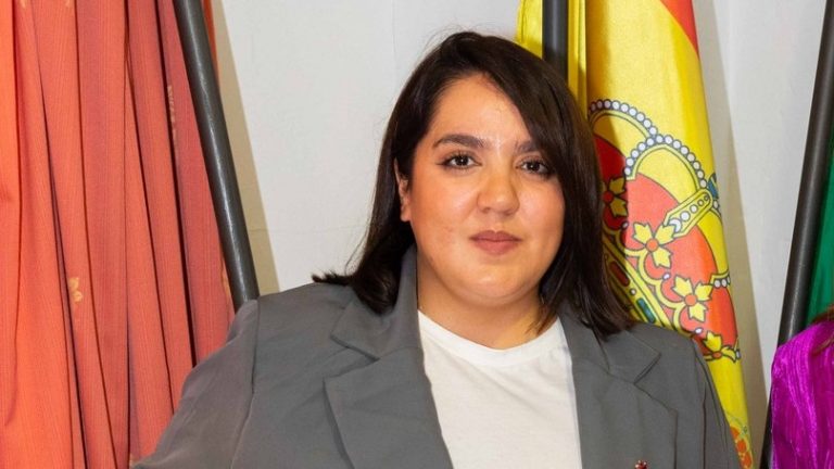 Auxi Gámez, en un reciente acto institucional en el Ayuntamiento de Humilladero