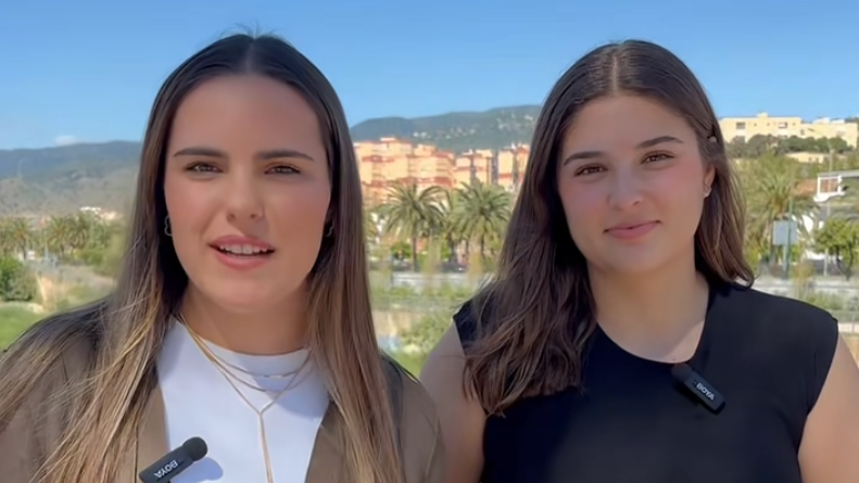 Belén Muñoz García y Lucía Muñoz Rubio