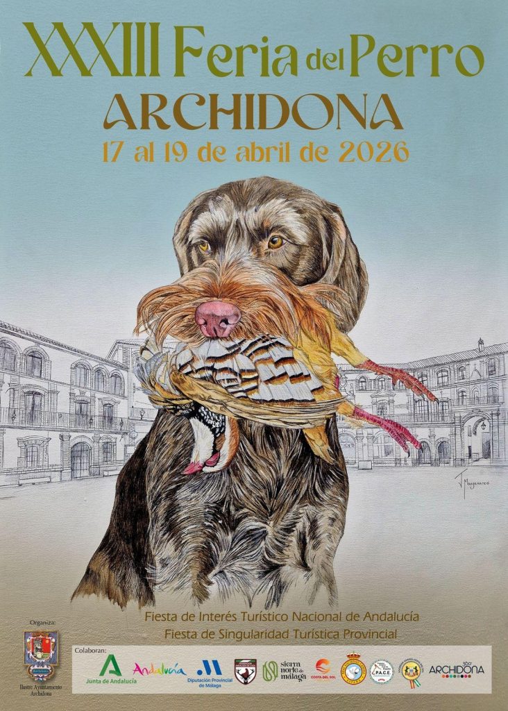 Cartel de la XXXIII Feria del Perro de Archidona