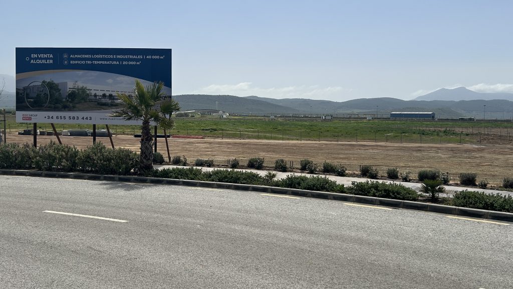 Terrenos de la primera fase del Puerto Seco de Antequera