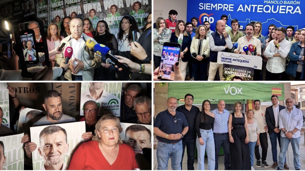 Representantes de PP, PSOE, IU y Vox