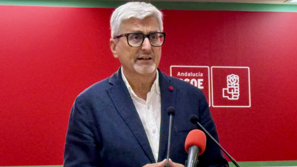 20260628 Josele Aguilar, en la sede del PSOE de Malaga