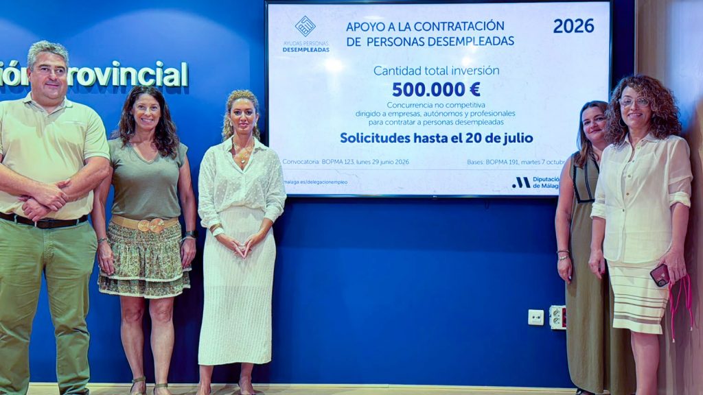 Presentación de las nuevas ayudas de la Diputación para contratar desempleados
