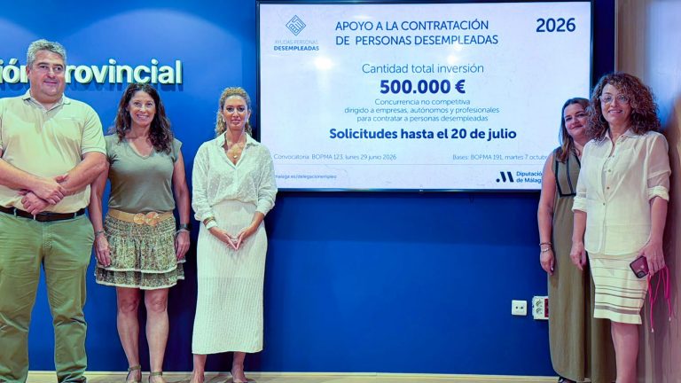 Presentación de las nuevas ayudas de la Diputación para contratar desempleados