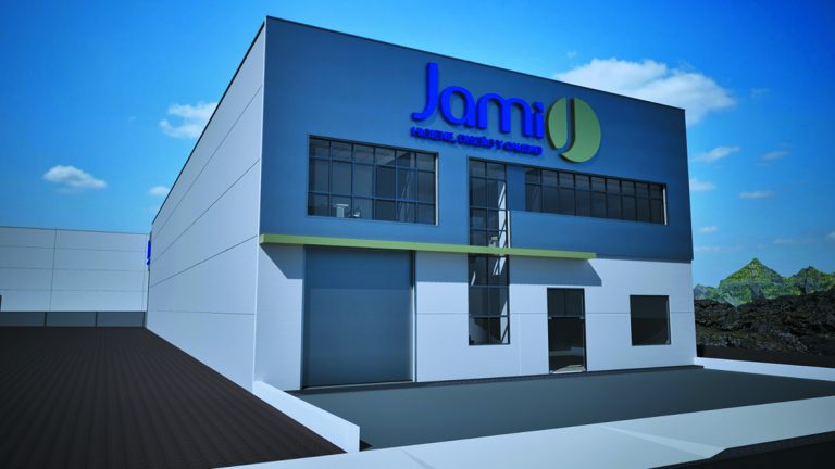 Recreación de cómo serán las nuevas instalaciones de Jami Brisass en el Parque Empresarial de Antequera (PEAN)