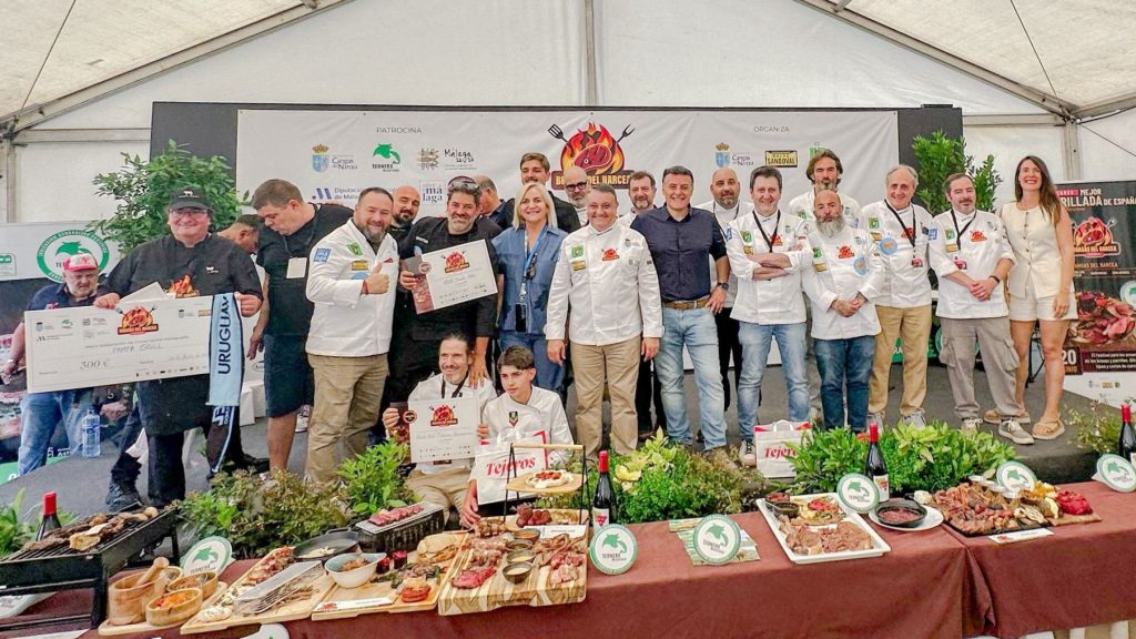 Responsables de Sabor a Málaga en el III Festival Brasas del Narcea