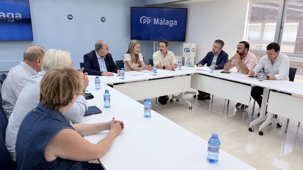 20260708 Reunión de los dirigentes y diputados del PP de Málaga con representantes del sector de las autoescuelas
