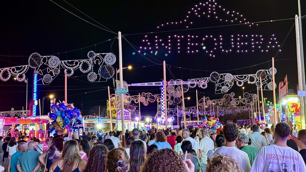 20260823 Espectáculo de drones en la Real Feria de Agosto de Antequera