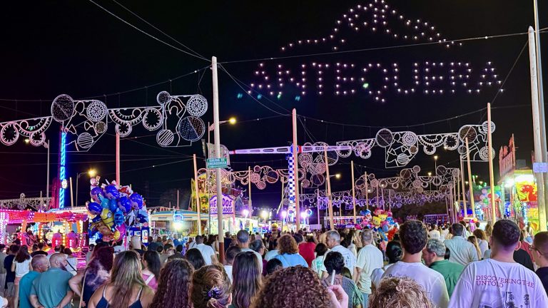 20260823 Espectáculo de drones en la Real Feria de Agosto de Antequera